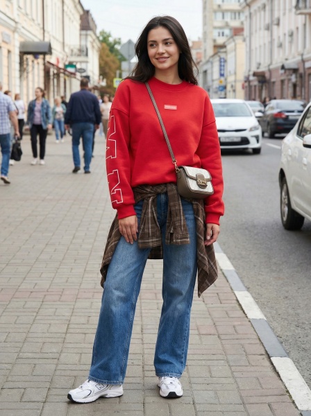 Свитшот с принтом — Фото 4